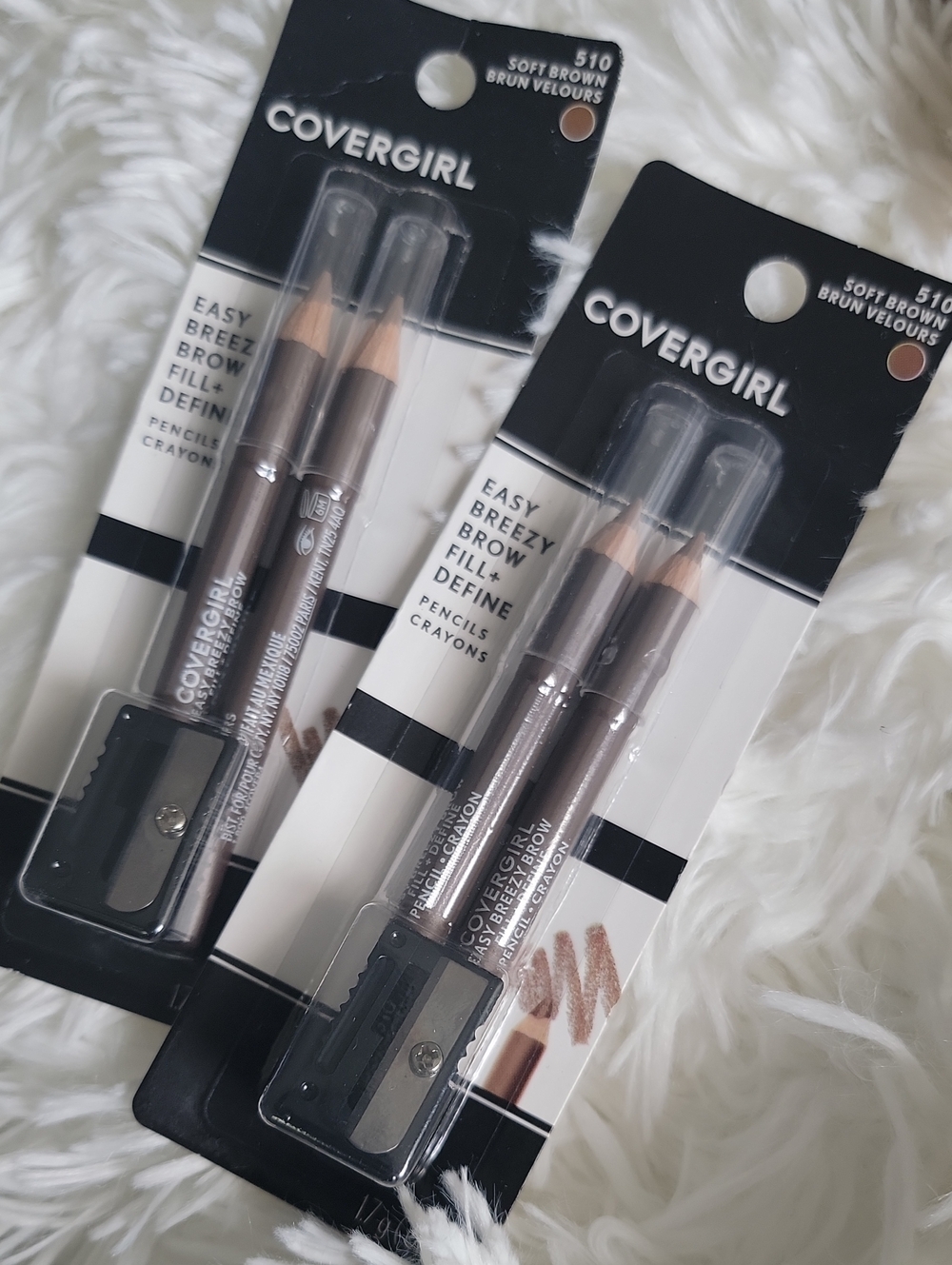 FREE W/ $50 PURCHASE! NWT COVERGIRL Easy Breezy Brow Pencil Duo in Soft Brown